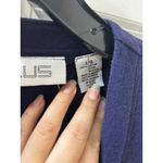 Y2K Chaus Navy 100% Cotton Cardigan Nautical Crest PREPPY Gold Buttons L Blue Size L Photo 6