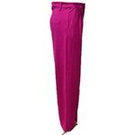 Nordstrom NEW Happily Grey Magenta Pink Wide Leg Trousers Size 7 Photo 3