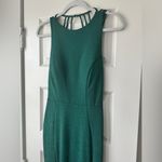 Hunter Windsor Keyla Open Back Fitted Formal Glitter Gown  Green NEW Size Small Photo 9