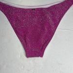 PINK - Victoria's Secret  Glitter Bikini bottom pink purple fuschia new sparkly Photo 3