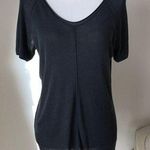 Alexander Wang Asymmetrical Dark Grey Top Photo 0