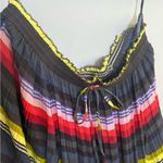 Free People  multicolor high low flowy skirt size Large Photo 7