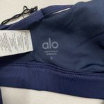 Alo Yoga NWT Interlace Sports Bra Navy Blue Size S Photo 4