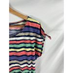 Gap Colorful Stripe Cap Sleeve Tie Waist Dress Size Small Photo 1