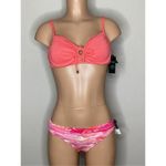 Ralph Lauren New. Lauren pink & orange bikini. 12-top/8-bottom. Retails $129 Photo 2