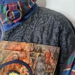 Vintage 90s Otello Pelle Coat Black Size L Photo 6