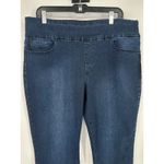 Gloria Vanderbilt Women’s Amanda Pull On Slimming Dark Wash Blue Jeans 18 Short Photo 1