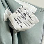 DESSY COLLECTION Tiered Tulle Evening Dress in Willow Size US 2 Blue Photo 9