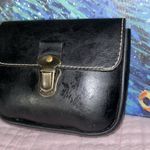 Vintage Black Genuine Leather Pouch for Belt Photo 1