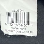 BCBGMAXAZRIA Black and Cream Flowy Semi-sheer Tank Top w/Detailed Back-Size XXS Photo 10