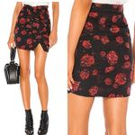 IRO Bootab Floral Ruched Mini Skirt Photo 1
