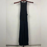 LNA  Heathered Black Ribbed‎ Halter Casual Fit & Flare Dress Photo 7