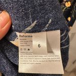 Reformation Navy Floral Dress Photo 5