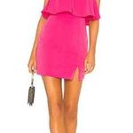 Revolve Bright Pink Strapless Flowy Dress  Photo 0
