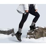 Cole Haan ZeroGrand Hiker Boot Black Patent Sherpa Ankle Waterproof Women 7.5 Photo 1