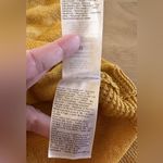 Numph women’s knit vneck sleeveless knit top mustard yellow gold size medium Photo 3