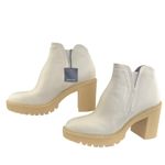 Dolce Vita Waterproof Chunky Heel Chelsea Ankle Boots Women’s Ivory Lug Sole 11 Photo 3