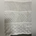 House of Harlow 1960 Cream Crochet Midi Skirt - Size Small Photo 4