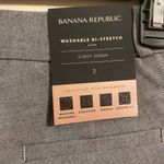 Banana Republic NWT  Curvy Sloan‎ Gray Womens Slacks Size 2R 28” Inseam Photo 2