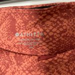 Athleta Ultimate Snake Print Leggings 7/8 Length Red Orange Sz XS Excellent Condition Photo 10