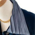 Velvet & rhinestone bespoke hand tailored evening jacket size small XS Photo 3