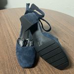 Eileen Fisher New‎  Suede Veery Suede Pump in Midnight Blue Photo 2
