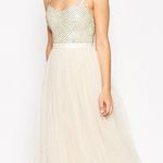 Needle & Thread BHLDN  Coppelia Dress in Nude Photo 2