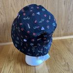 Maje  Printed Cotton Bob Bucket Hat Heart & Ki Womens Retro Heart Lipstick Lips‎ Photo 3
