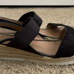 Aquatalia  Alice Slingback Espadrille Black Sandals - 9M Photo 1