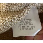 St. John Sport Santana Knit Metallic Zip Up Sweater Size M Photo 3