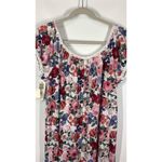 Miss Elaine Women's Floral Multicolor Nightgown Size Large Pink Photo 7
