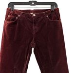 Sundance  Day & Night Burgundy Velveteen Jeans, Sz Petite 6 Photo 7