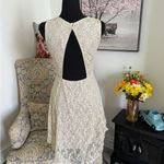 YA Los Angeles Cream Fit and Flare Cocktail Dress Photo 3