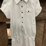 Jumper shorts White Button Photo 0