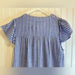 For Cynthia  Striped Blue and White Midi Dress size S Photo 7