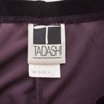 Tadashi Shoji Tadashi Vintage Maxi Skirt Plum Velvet Side Slits Dressy Formal USA Medium NEW Photo 1