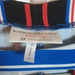 Brooks Bobbie Black, Red, White and Blue Top Photo 2