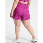 Athleta Printed Mesh Racer Run Shorts Size 3X NEW Gym Workout Exercise Active Photo 1