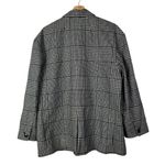 Madewell Black & White Oversized Dorset Blazer Adkins Plaid L Photo 3