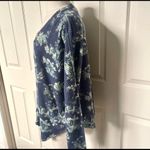 Urban Outfitters Out from under UO blue floral button up long sleeve cardigan top Photo 2