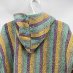 Authentic Mexican Baja hoodie with tiny specks of sparkle heavy beach vacation Purple Size M Photo 8