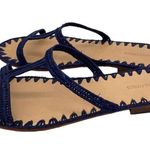 Carrie Forbes Iris Woven Raffia Slide Sandals Size 5 Photo 11