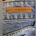 Pilcro and the Letterpress Anthropologie Hyphen Boy Fit Fringe Crop Jeans 28 Photo 8
