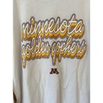 Fanatics Women White Minnesota Golden Gophers Retro Power Stripe Long Sleeve SM Photo 2
