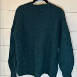 Free People Forest Green V-Neck Sweater size XS EUC Photo 3