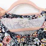 Loft Womens Dress Size XSP Floral Smocked Sleeve Casual Summer Sundress Cottage Photo 5