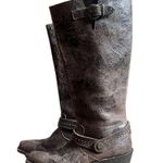 Senora Double H Western Leather Boots Size 8 Photo 3