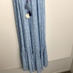 MISA Los Angeles Tassel Thale Maxi Dress Blue Womens Small Photo 3