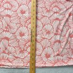 Tommy Bahama  Golf Sleeveless XL‎ Coral White Zip Mock Neck Tropical Shell Print Photo 6