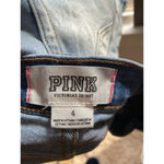 Victoria's Secret Victoria’s Secret Frayed Jean Shorts PINK Y2K Baddie Festival Spring Summer Glam Photo 3